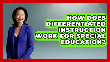 How Does Differentiated Instruction Work For Special Education? - Aspiring Teacher Guide