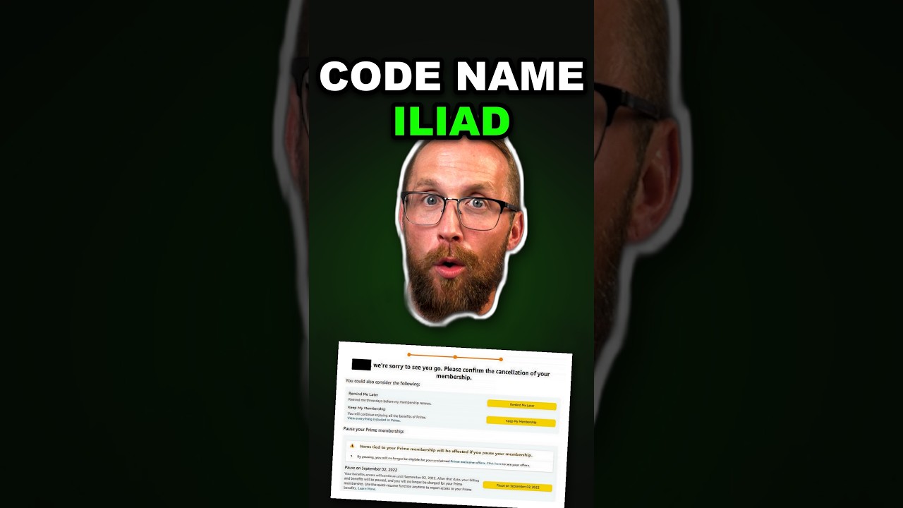 You Tried To Cancel Prime. Amazon Called It The ILIAD.
