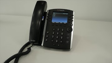 Answering Calls - Polycom VVX400