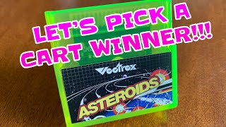 Vectrex - Rocks n Saucers - Cart Giveaway Winner!