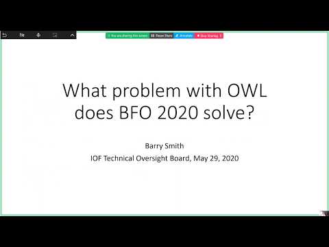 What problem with OWL is BFO-2020 trying to solve