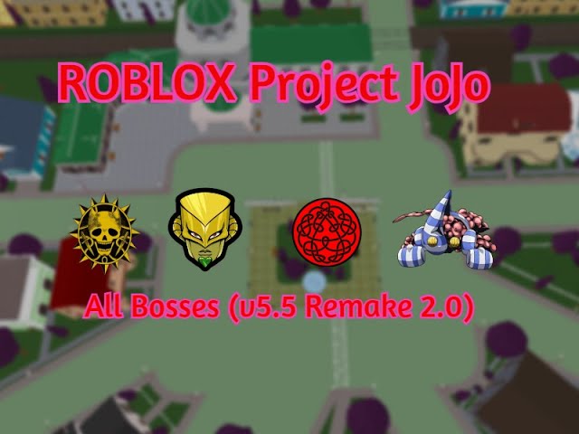 2021 Remake All Bosses V5 5 Roblox Project Jojo Youtube - roblox project jojo arrow spawns 2021