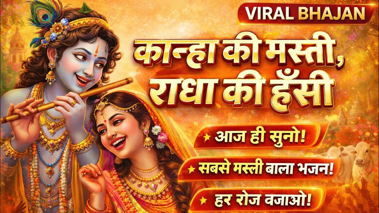 🌼 Shree Radha Bhajans 2026 | Latest New Songs | Hindi Devotional | Peaceful Bhajan | Soulful Music