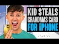 Kid STEALS Grandma’s CREDIT CARD to buy an iPHONE 13. He Regrets it Immediately. Totally Studios.