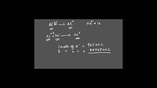 Charge carried by 1 mole of electrons|Quantity of electricity|#chemistry#class12#class11chemistry 