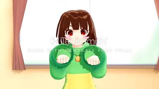 Khi Chara và Frisk chơi Tick tok [ meow meow 學貓叫]