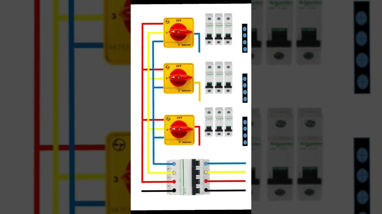 3 Phase Supply Selector Switch Manual Connection Shorts Youtubeshorts Viral