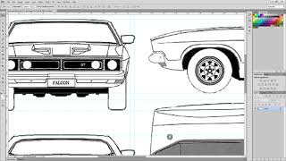 1973 Ford Falcon Mad Max Interceptor BluePrint