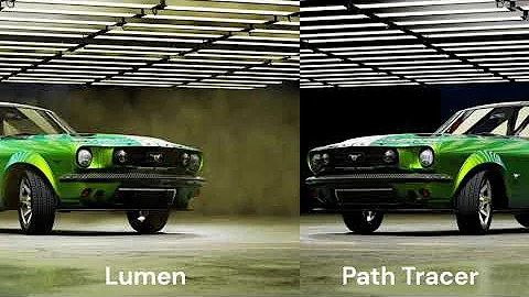 Lumen VS Path Tracer Rendering Comparison in UE5