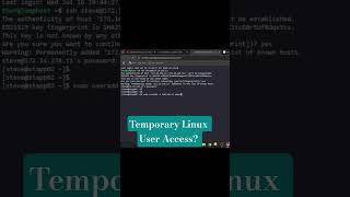 Famous How to create a Linux User but for a limited time? #linux #linuxtutorial #coding #devops #useradd Profile