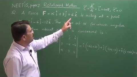 NEET Previous Year (Rotational Motion 1) - Vivek Phalke PHYSICS