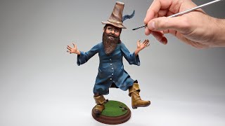 I Made a Long Lost Character from The Lord of the Rings, Tom Bombadil - Polymer Clay Sculpture screenshot 5