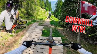 DOWNHILL MTB mit Philipp Gatterer in der Schweiz 2! Alpenbikepark Chur