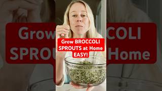 How to Grow Broccoli Sprouts at Home #womenshealth #sprouts #growyourownfood #sulforaphane