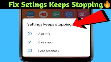Fix Settings Keeps Stopping Samsung m01 Core || Settings Keeps Stopping Android