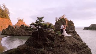 California Redwoods & Secret Beach Oregon Coast Elopement -Teaser Film