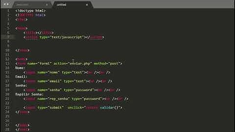 Validação de Formulário com JavaScript