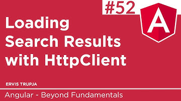 52. Loading Search Results with HttpClient