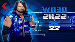 WRESTLING REVOLUTION 3D WWE. 2K22 MOD BY ALPHA WR3D RELEASED