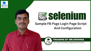 Selenium Configuration and Sample FB Login Page Script || Automation Testing Telugu Tutorials