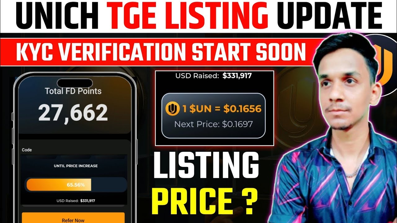 📣Unich Airdrop New Update🔥Unich Token Tge Listing👍Unich Airdrop Withdrawal | Unich Token Price 🛜