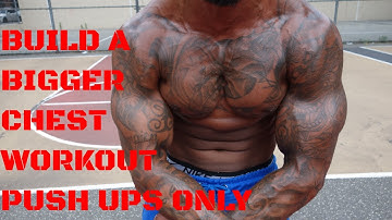 Build a BIGGER CHEST WORKOUT with 100 PUSH UPS A DAY | That