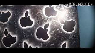#@off apple # wall design with# spy paint screenshot 2