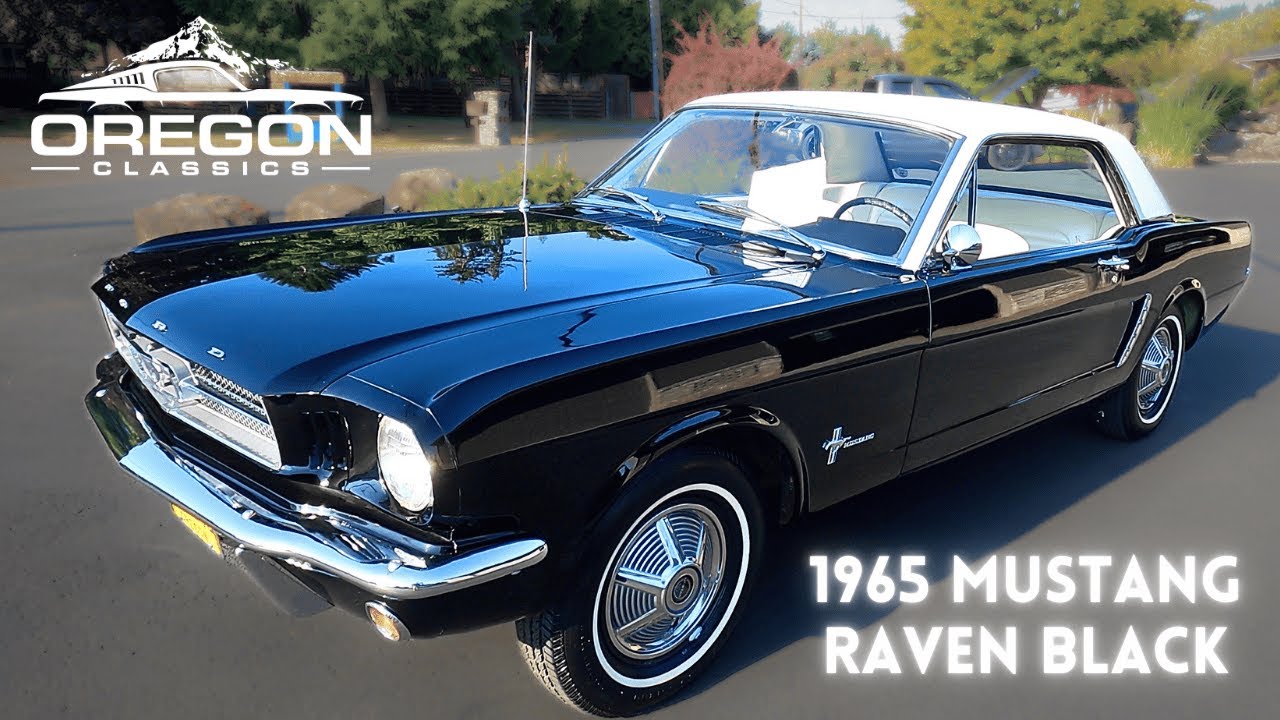 1965 FORD MUSTANG RAVEN BLACK — ОСМОТР