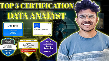 Top 5 best DATA ANALYST Certification | Top 5 Data Analytics Certifications to Get a Job in 2025!
