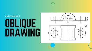 Oblique Drawing | Tutorial  | Question no 7 🤯| #ioe  #PU #kU #drawingtutorial #ctevt
