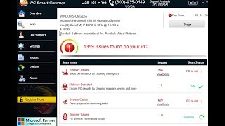 PC Smart Cleanup fake anti-malware uninstall guide. screenshot 4