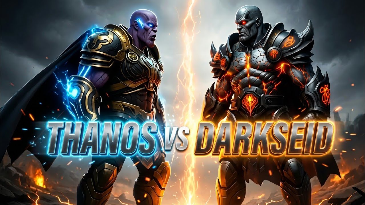 Thanos vs Darkseid – The Ultimate Villain Battle That Breaks the Universe