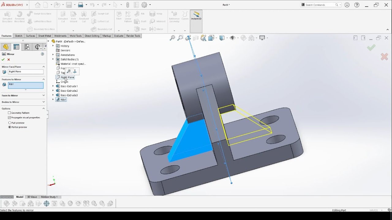 Solidworks Tutorial for beginners Exercise 21 - YouTube
