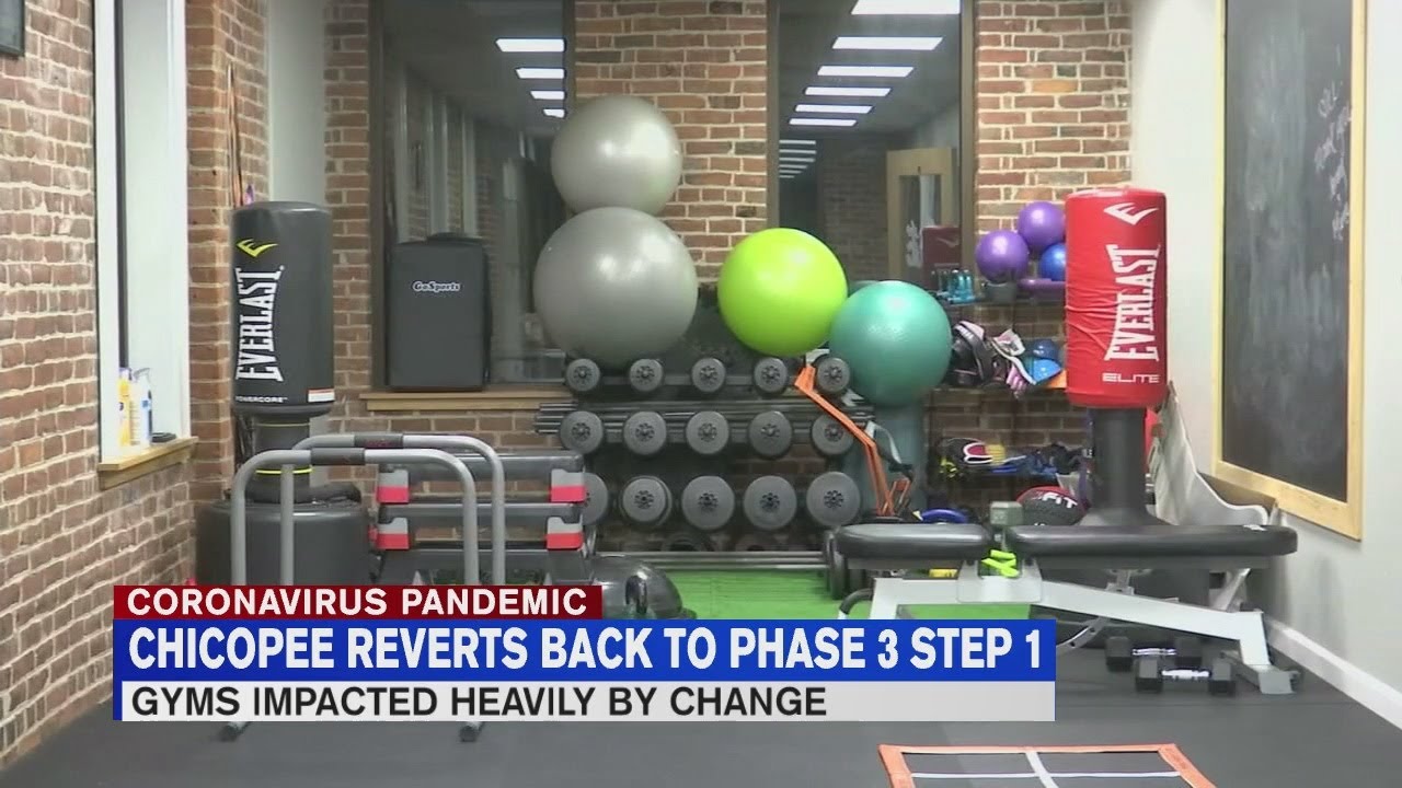 Local fitness center impacted as Chicopee reverts to Step 1 of Phase 3