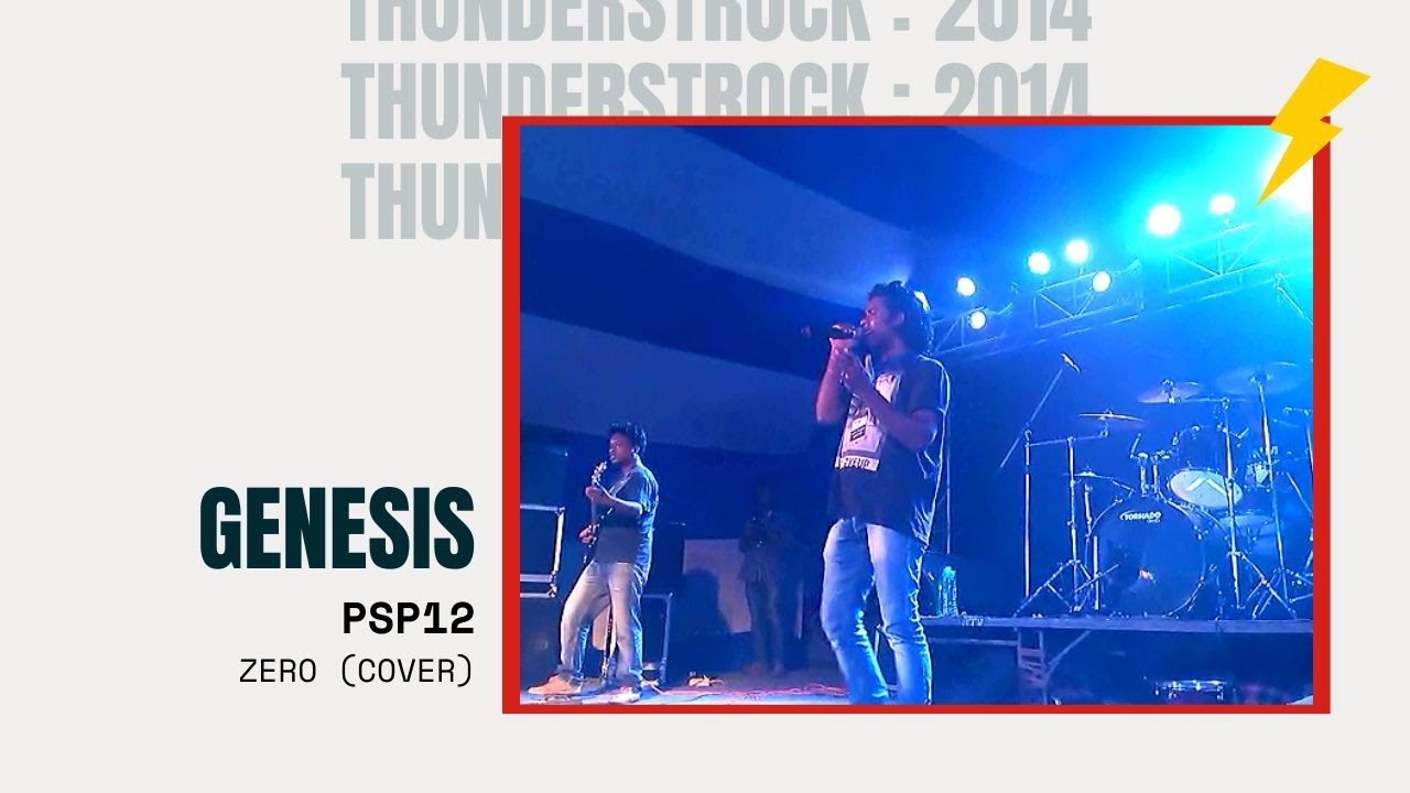 Zero - PSP12 (cover by "Genesis") | Thunderstrock Festival 2014, Ranchi