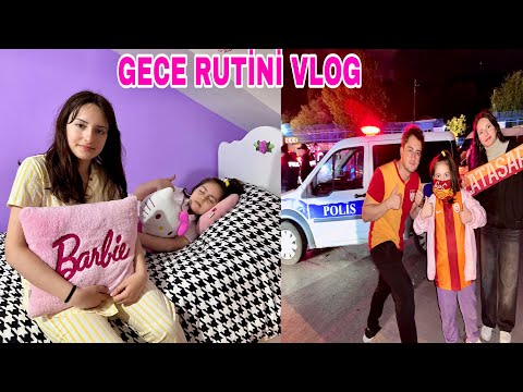 GECE RUTİNİ VLOG ZEYNEP HİRANUR GALATASARAY ŞAMPİYONLUK KUTLAMASI