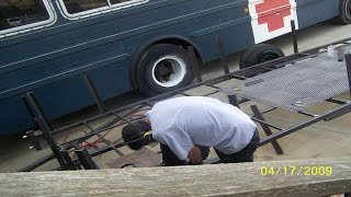 Building a custom homemade landscape trailer from scratch. Part 1