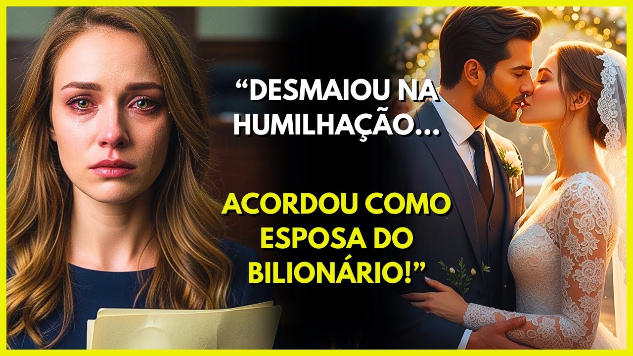 📌ELA DESMAIOU NA PORTA DO TRIBUNAL...  AO ACORDAR, UM MILIONÁRIO A CHAMAVA DE 'MINHA ESPOSA'😱💍