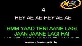 Deewana Tera karaoke Sonu Nigam www.devsmusic.in Devs Music Academy