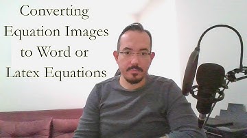 Convert Equation Images to Word or Latex Equations (A free tool)
