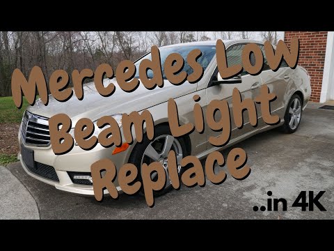Mercedes Right Front Low Beam Replacement
