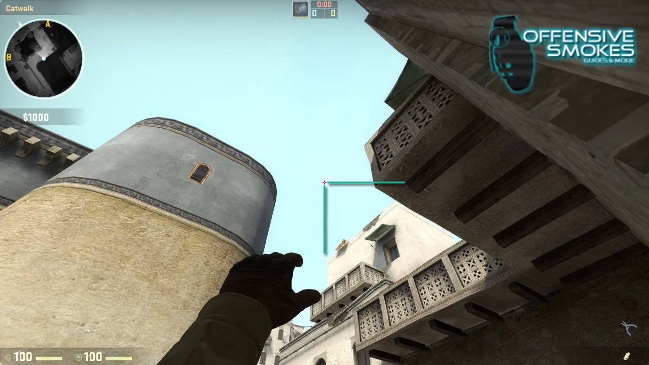 de_dust2 - Smoke - A-Spot | Offensive-Smokes.com