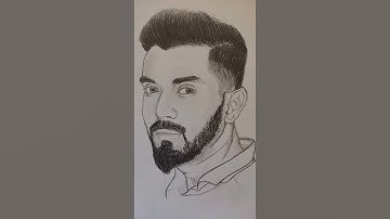 KL Rahul #art #drawing #cricket @KLRahulYT @FarjanaDrawingAcademy