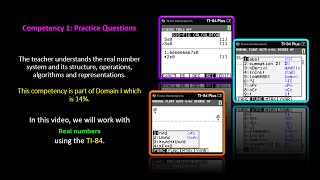 TExES 7-12 (235) Math Exam Competency 1:  Quiz Part (1 of 2)
