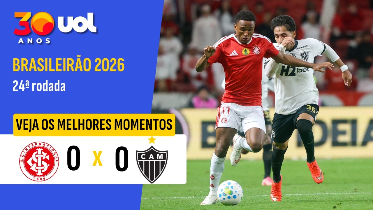 INTERNACIONAL 0 X 0 ATLÉTICO MINEIRO | MELHORES MOMENTOS | BRASILEIRÃO
