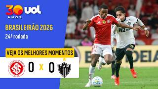 INTERNACIONAL 0 X 0 ATLÉTICO MINEIRO | MELHORES MOMENTOS | BRASILEIRÃO