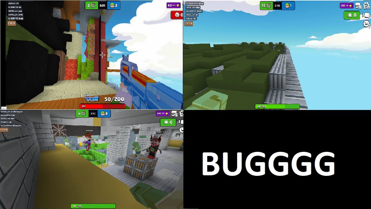 BUG AND GLITCH INFECTION IN MINEFUN IO#3