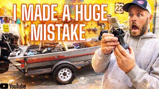 I MADE A BIG MISTAKE ON THE BASS TRACKER BUILD....40 YEAR OLD BASS TRACKER BUILD PART 3