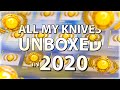 All the KNIVES i unboxed in 2020.