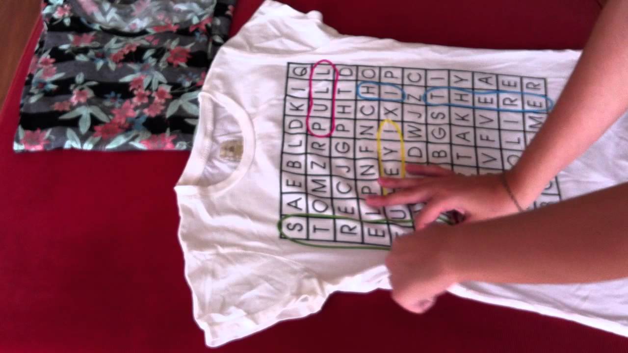 Doblar una Camiseta  Cómo Doblar Ropa - Tutoriales de Tareas del Hogar  para Peques y Grandes